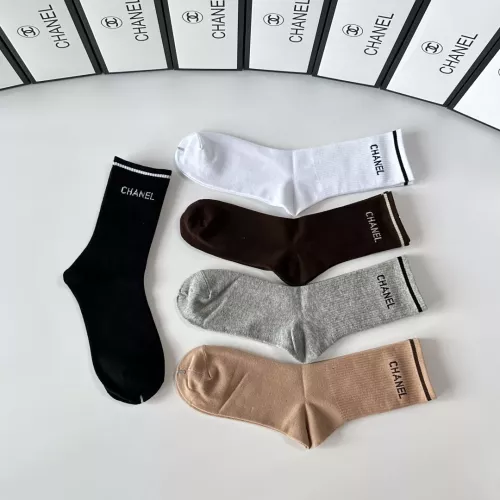 Replica Chanel Socks #1377742 $29.00 USD for Wholesale