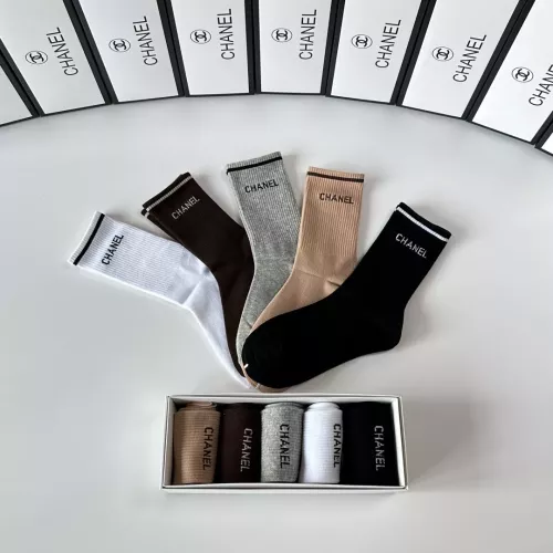 Replica Chanel Socks #1377742 $29.00 USD for Wholesale
