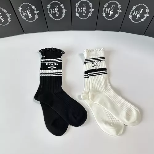 Replica Prada Socks #1377743 $29.00 USD for Wholesale