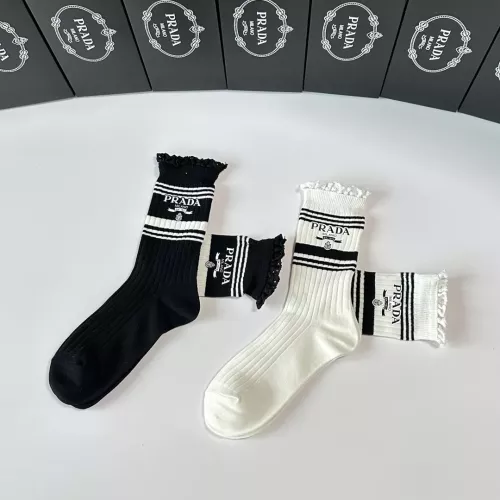 Replica Prada Socks #1377743 $29.00 USD for Wholesale