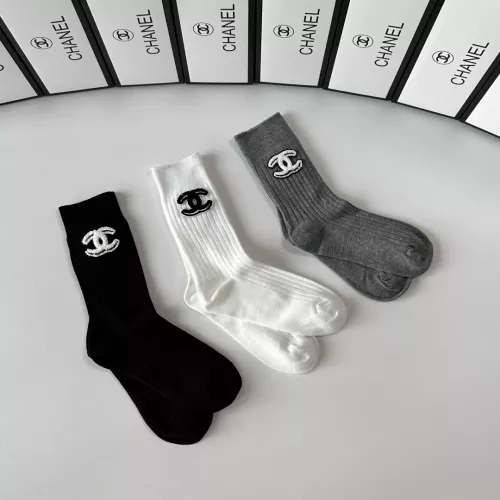 Replica Chanel Socks #1377745 $32.00 USD for Wholesale