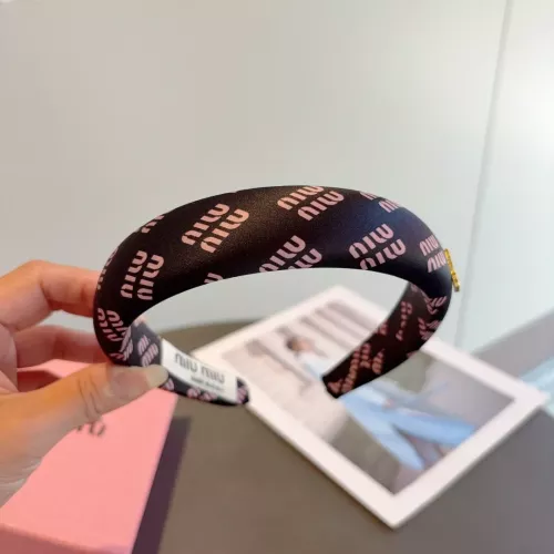 Replica MIU MIU Headband For Women #1377754 $27.00 USD for Wholesale