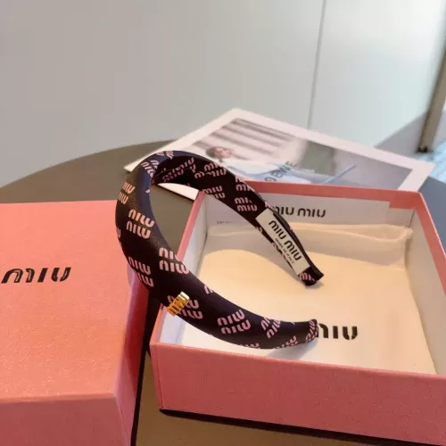 Replica MIU MIU Headband For Women #1377754 $27.00 USD for Wholesale