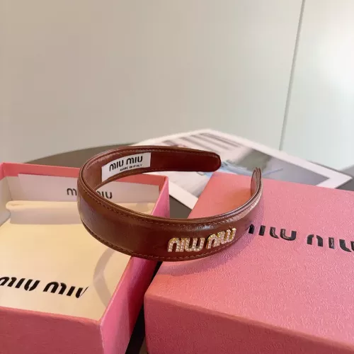 Replica MIU MIU Headband For Women #1377756 $27.00 USD for Wholesale