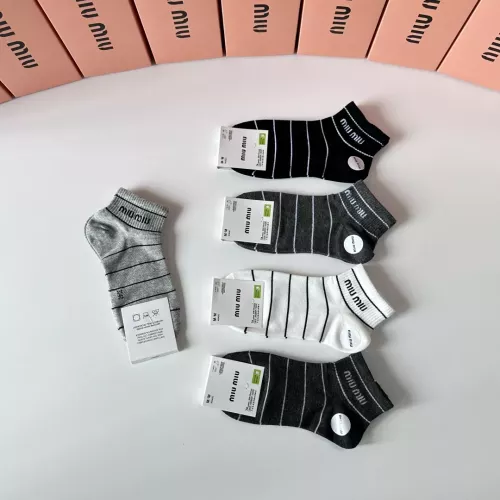 Replica MIU MIU Socks #1377786 $27.00 USD for Wholesale