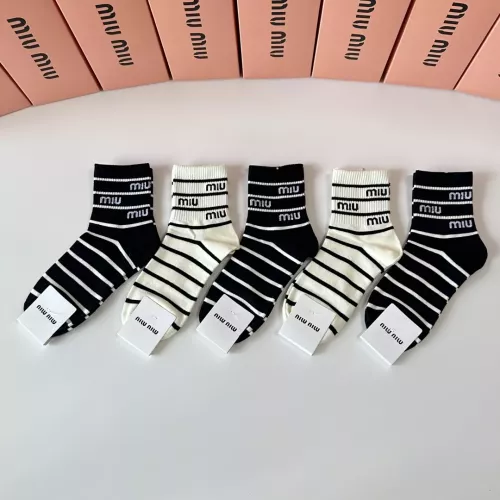 Replica MIU MIU Socks #1377787 $27.00 USD for Wholesale