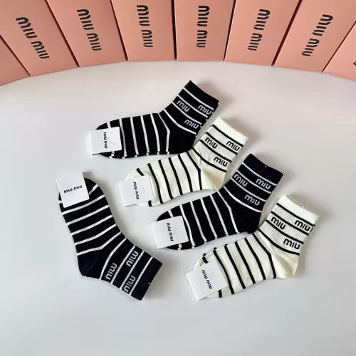 Replica MIU MIU Socks #1377787 $27.00 USD for Wholesale