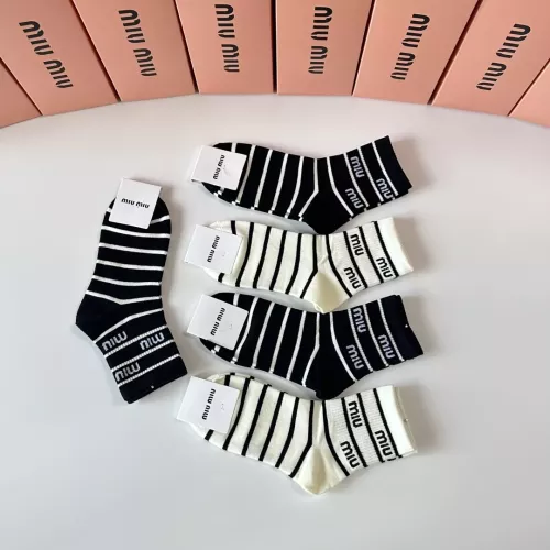 Replica MIU MIU Socks #1377787 $27.00 USD for Wholesale