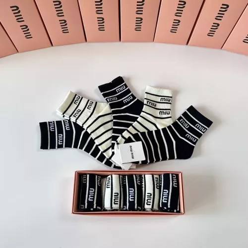 Replica MIU MIU Socks #1377787 $27.00 USD for Wholesale