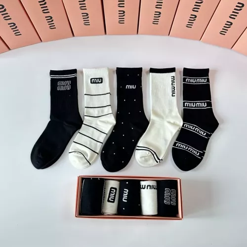 MIU MIU Socks #1377791 $29.00 USD, Wholesale Replica MIU MIU Socks
