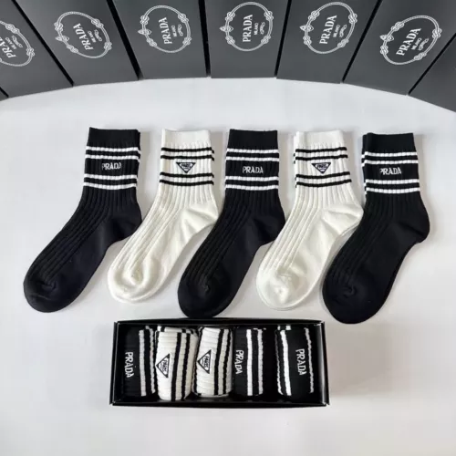Prada Socks #1377793 $29.00 USD, Wholesale Replica Prada Socks
