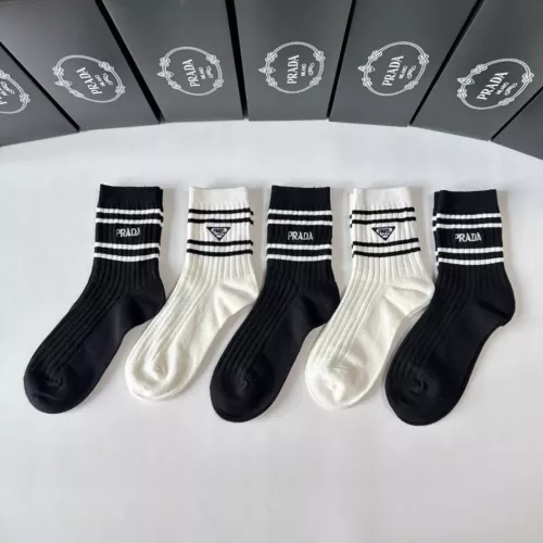 Replica Prada Socks #1377793 $29.00 USD for Wholesale
