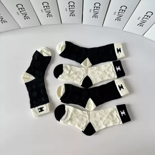Replica Celine Socks #1377798 $32.00 USD for Wholesale