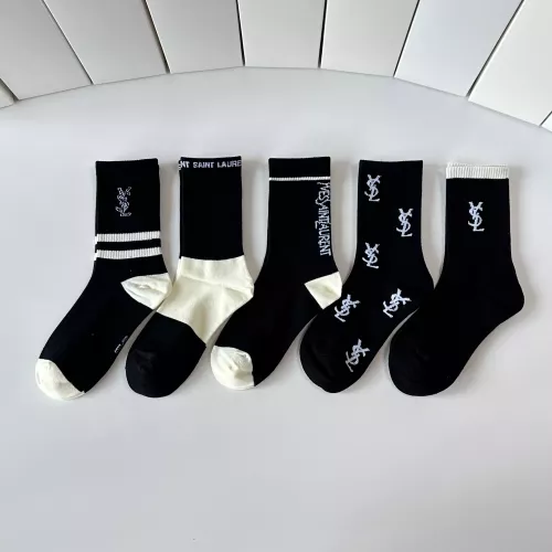 Replica Yves Saint Laurent YSL Socks #1377800 $29.00 USD for Wholesale