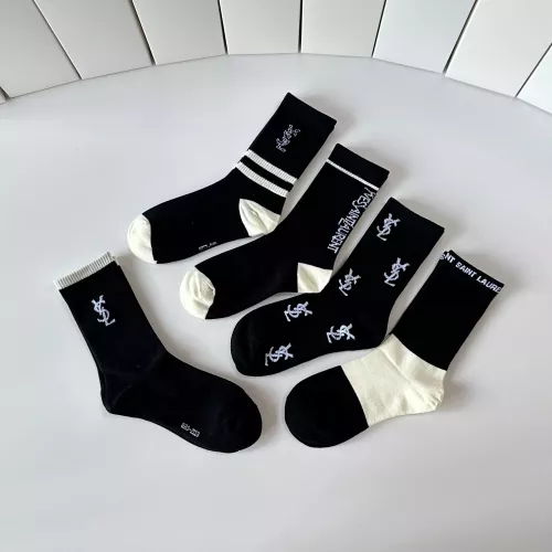 Replica Yves Saint Laurent YSL Socks #1377800 $29.00 USD for Wholesale