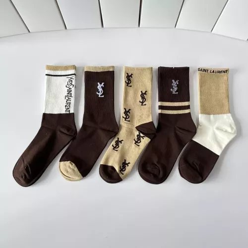 Replica Yves Saint Laurent YSL Socks #1377801 $29.00 USD for Wholesale