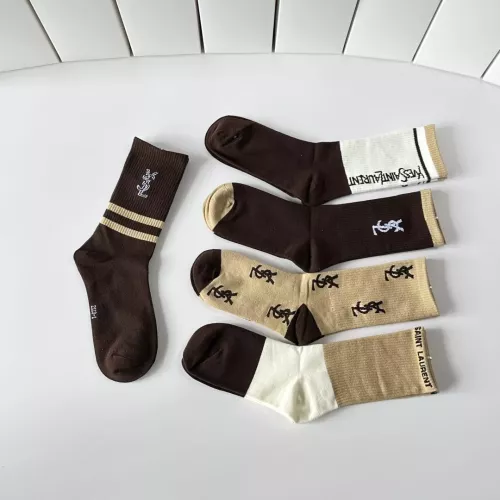 Replica Yves Saint Laurent YSL Socks #1377801 $29.00 USD for Wholesale