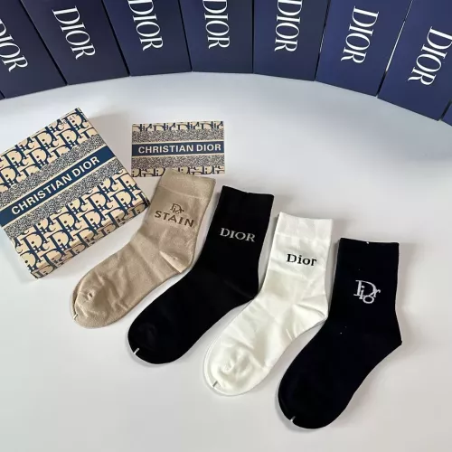 Replica Christian Dior Socks #1377802 $29.00 USD for Wholesale