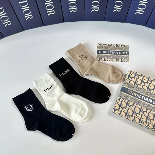 Replica Christian Dior Socks #1377802 $29.00 USD for Wholesale