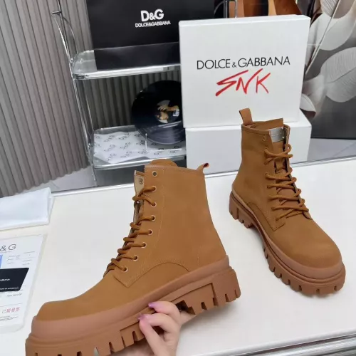Replica Dolce & Gabbana D&G Boots For Men #1377863 $135.00 USD for Wholesale