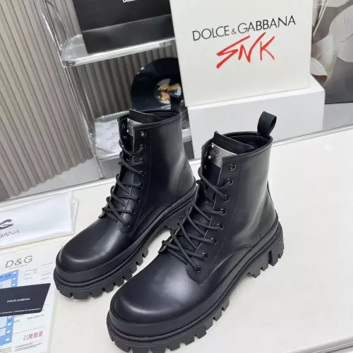 Dolce &amp; Gabbana D&amp;G Boots For Men #1377864 $135.00 USD, Wholesale Replica Dolce &amp; Gabbana D&amp;G Boots