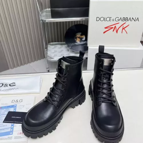 Replica Dolce & Gabbana D&G Boots For Men #1377864 $135.00 USD for Wholesale