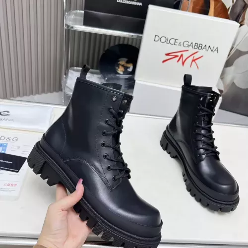 Replica Dolce & Gabbana D&G Boots For Men #1377864 $135.00 USD for Wholesale