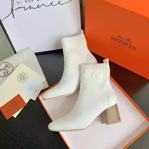 Replica Hermes Boots For Women #1377867 $92.00 USD for Wholesale