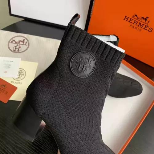 Replica Hermes Boots For Women #1377868 $92.00 USD for Wholesale