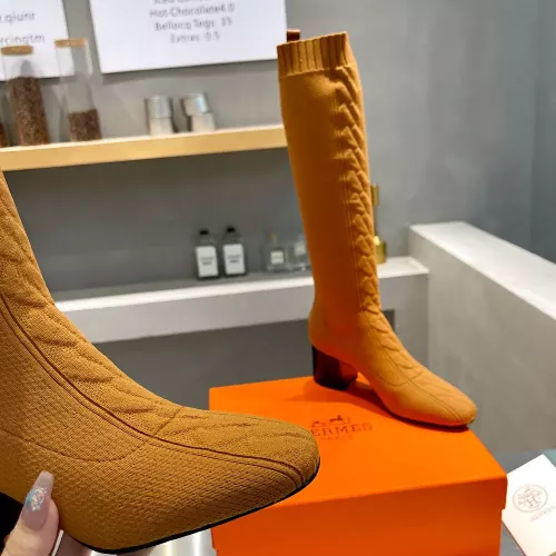 Replica Hermes Boots For Women #1377872 $105.00 USD for Wholesale