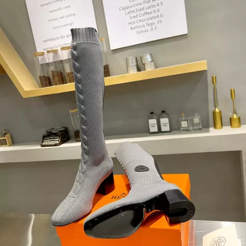 Replica Hermes Boots For Women #1377873 $105.00 USD for Wholesale
