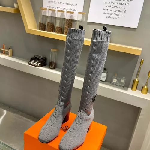 Replica Hermes Boots For Women #1377873 $105.00 USD for Wholesale