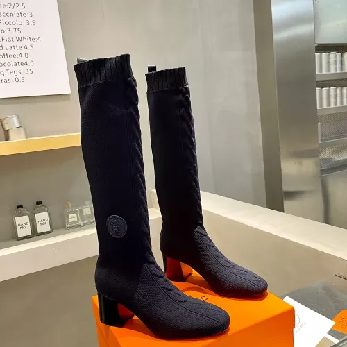Replica Hermes Boots For Women #1377874 $105.00 USD for Wholesale