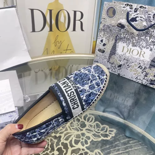 Replica Christian Dior Flat Shoes For Women #1377883 $85.00 USD for Wholesale