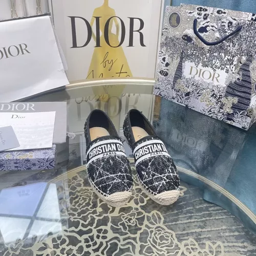 Replica Christian Dior Flat Shoes For Women #1377885 $85.00 USD for Wholesale
