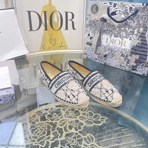Replica Christian Dior Flat Shoes For Women #1377886 $85.00 USD for Wholesale