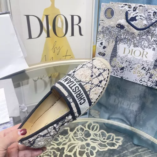 Replica Christian Dior Flat Shoes For Women #1377886 $85.00 USD for Wholesale