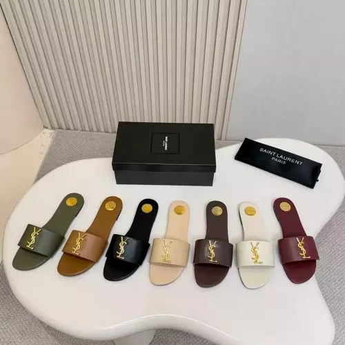 Replica Yves Saint Laurent YSL Slippers For Women #1377893 $82.00 USD for Wholesale