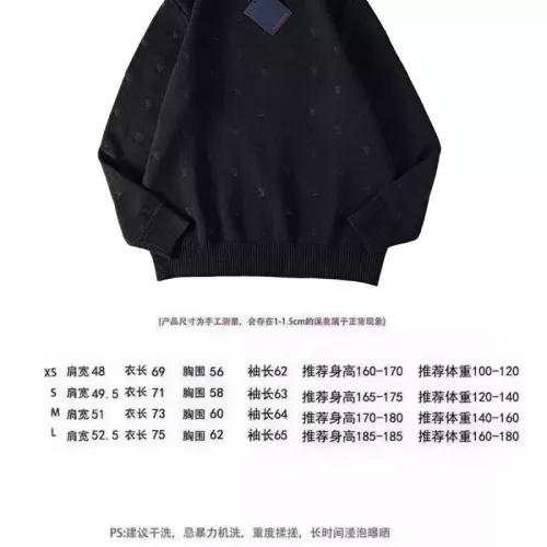 Replica Louis Vuitton LV Sweaters Long Sleeved For Unisex #1377911 $64.00 USD for Wholesale