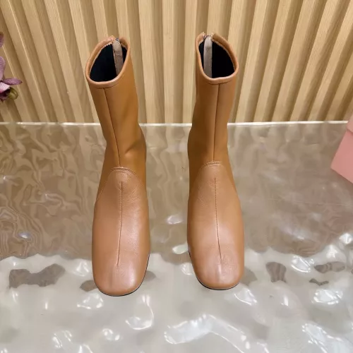 Replica MIU MIU Boots For Women #1377995 $115.00 USD for Wholesale