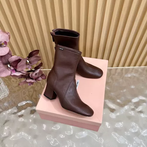 Replica MIU MIU Boots For Women #1377996 $115.00 USD for Wholesale