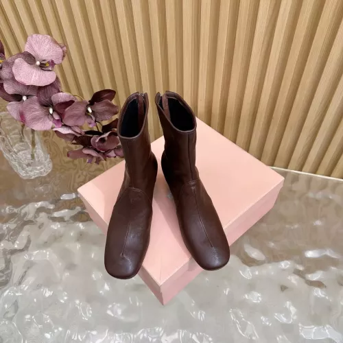 Replica MIU MIU Boots For Women #1377996 $115.00 USD for Wholesale