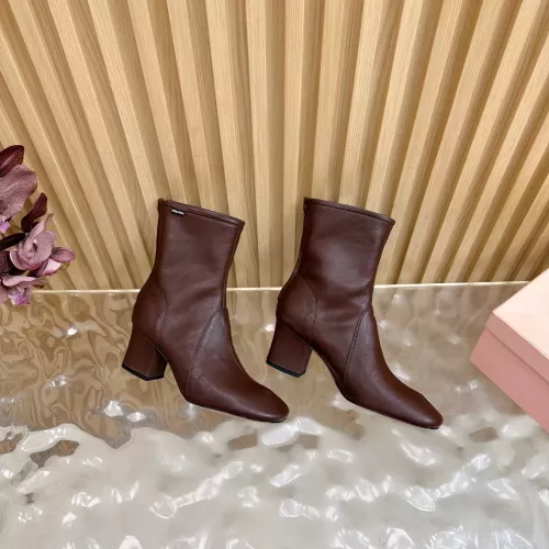 Replica MIU MIU Boots For Women #1377996 $115.00 USD for Wholesale