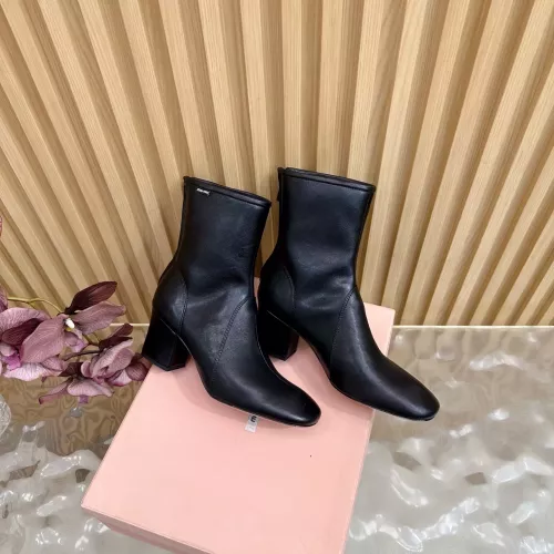 Replica MIU MIU Boots For Women #1377997 $115.00 USD for Wholesale