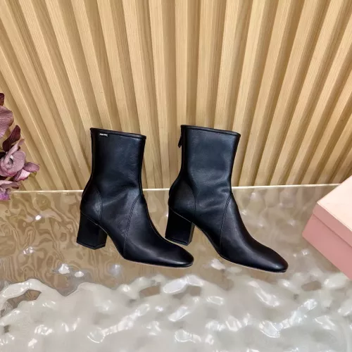Replica MIU MIU Boots For Women #1377997 $115.00 USD for Wholesale