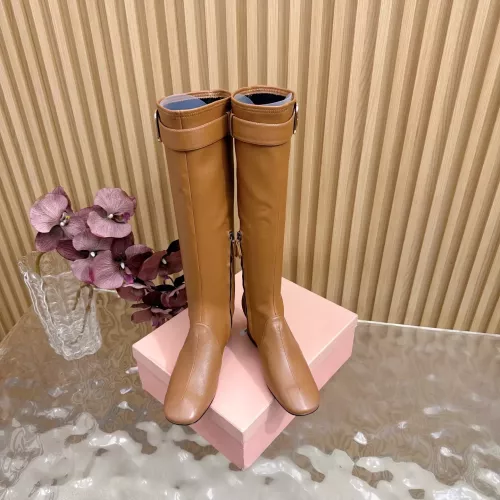 Replica MIU MIU Boots For Women #1378003 $132.00 USD for Wholesale