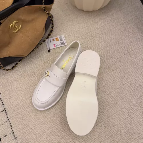 Replica Chanel Leather Shoes For Women #1378012 $112.00 USD for Wholesale