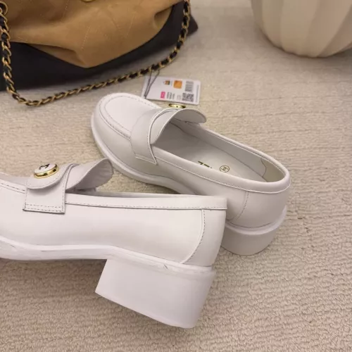 Replica Chanel Leather Shoes For Women #1378012 $112.00 USD for Wholesale