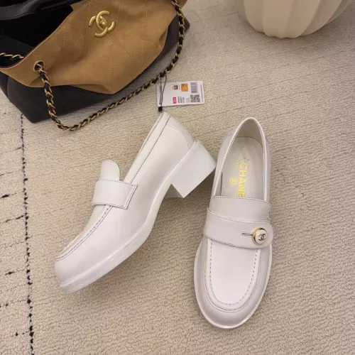 Replica Chanel Leather Shoes For Women #1378012 $112.00 USD for Wholesale