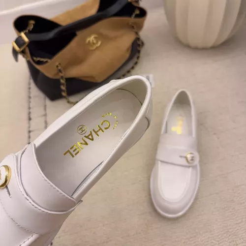 Replica Chanel Leather Shoes For Women #1378012 $112.00 USD for Wholesale